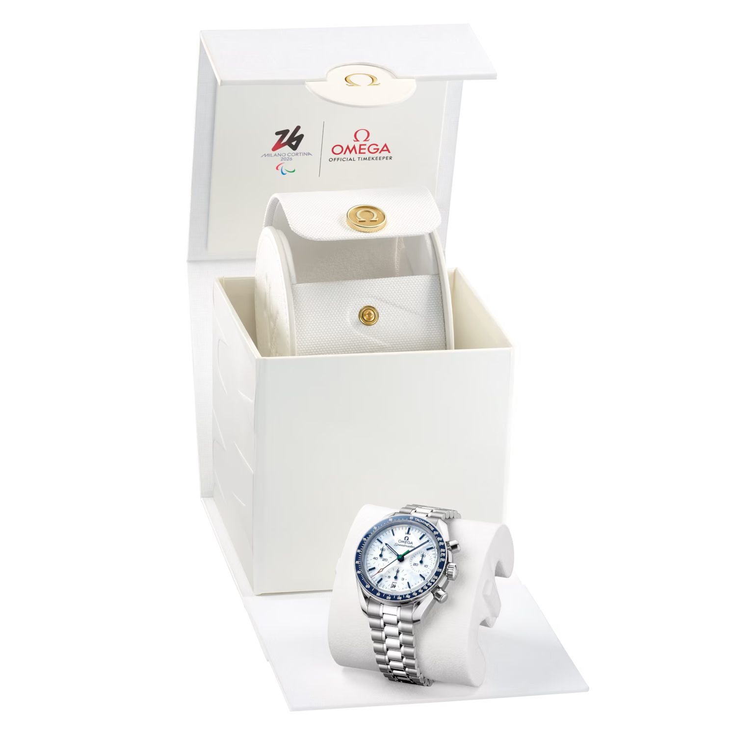 OMEGA Speedmaster 38 Mailand-Cortina 2026 Edition Produktbild main 4