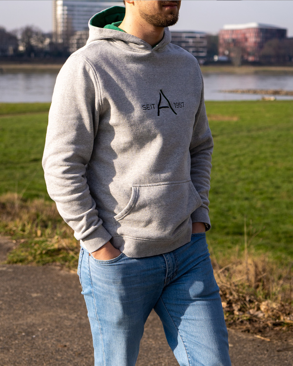 ALTHERR Hoodie Grau – Größe XXL Produktbild main 2