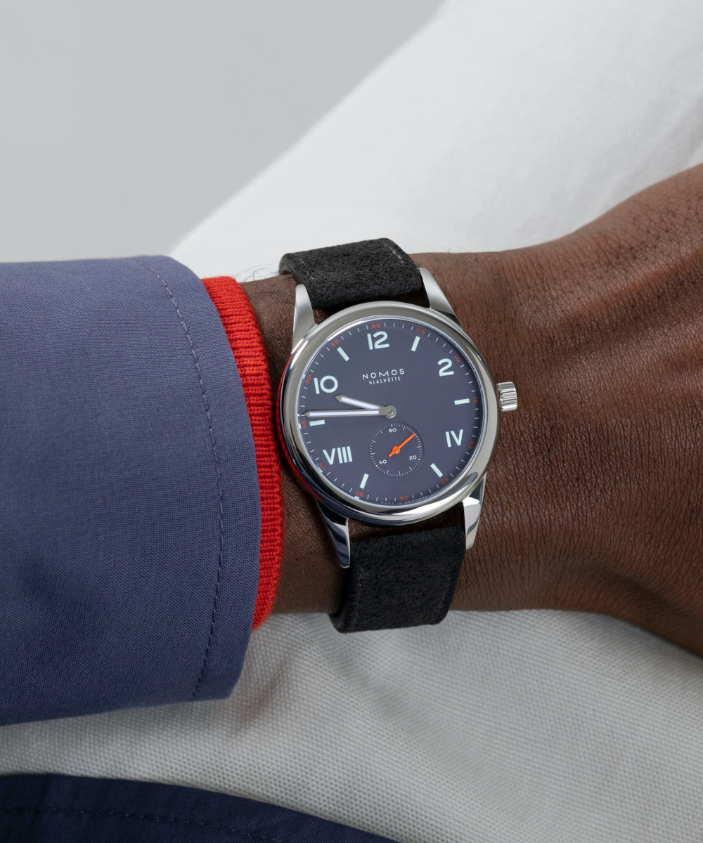 NOMOS Glashütte Club Campus 38 Blue Purple Produktbild main 4