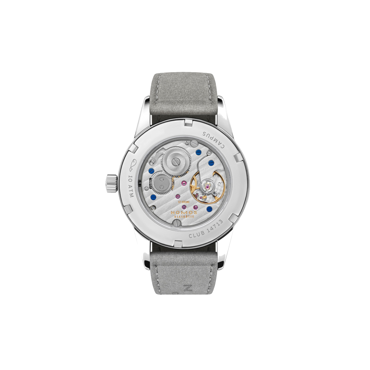 NOMOS Glashütte Club Campus Endless Blue Glasboden Produktbild main 4