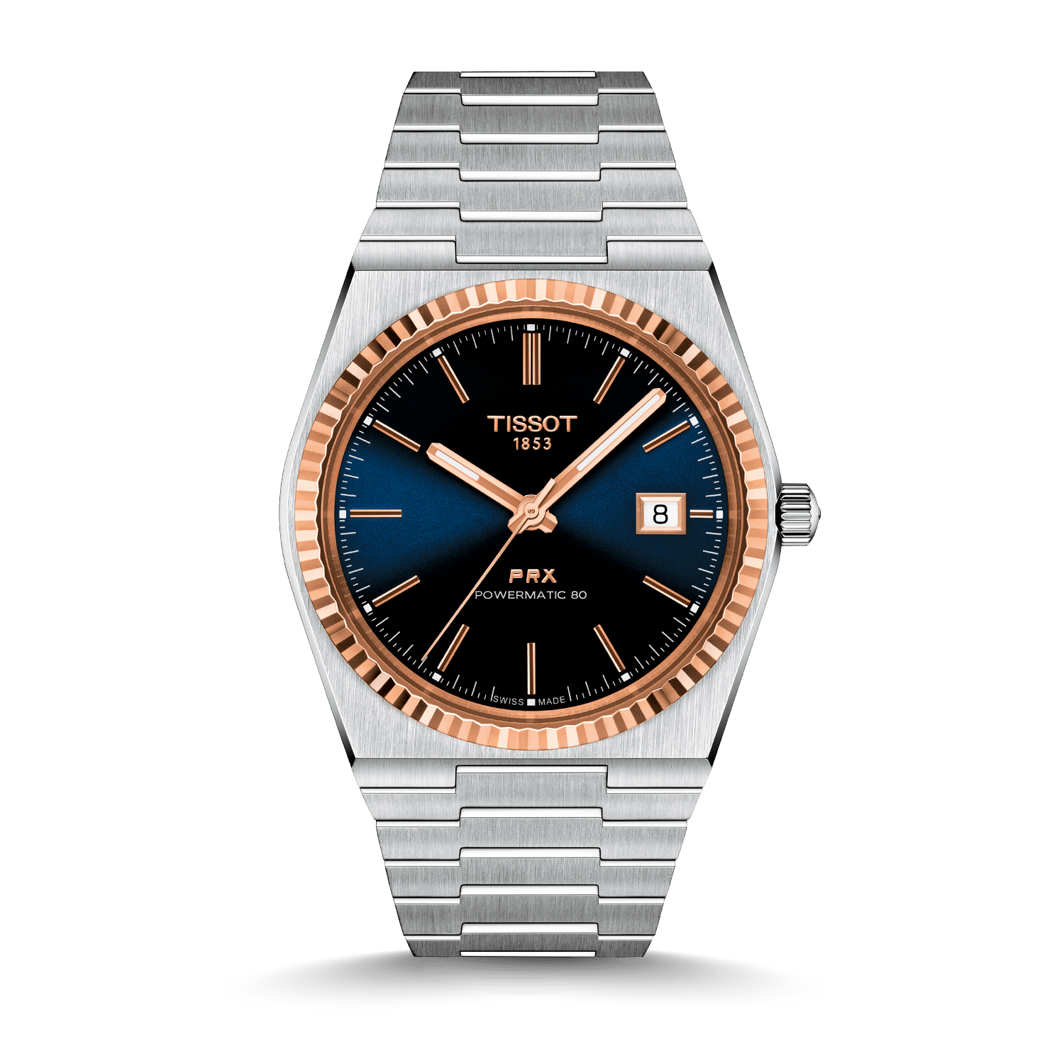 Tissot PRX Powermatic 80 Stahl & 18K Gold Produktbild main 0