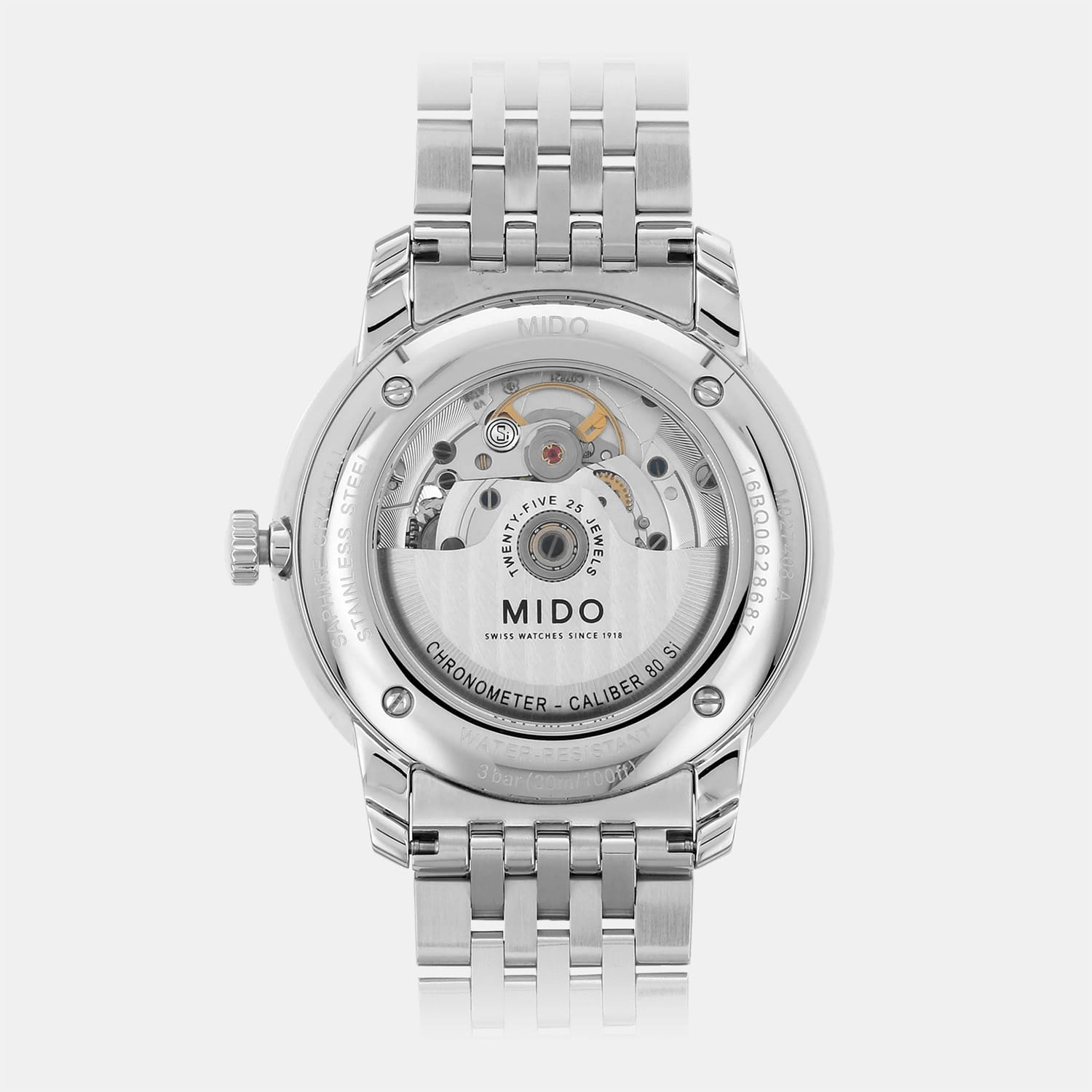 MIDO Baroncelli Chronometer Silicon Gent Produktbild main 2