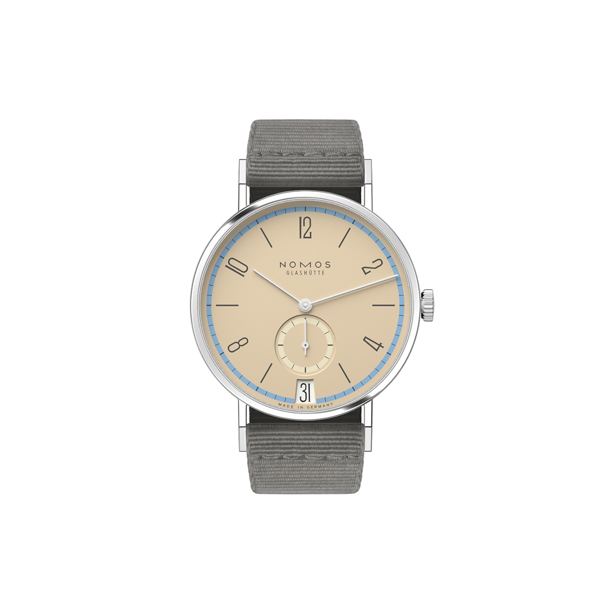 NOMOS Glashütte Tangente 38 Datum Ariel