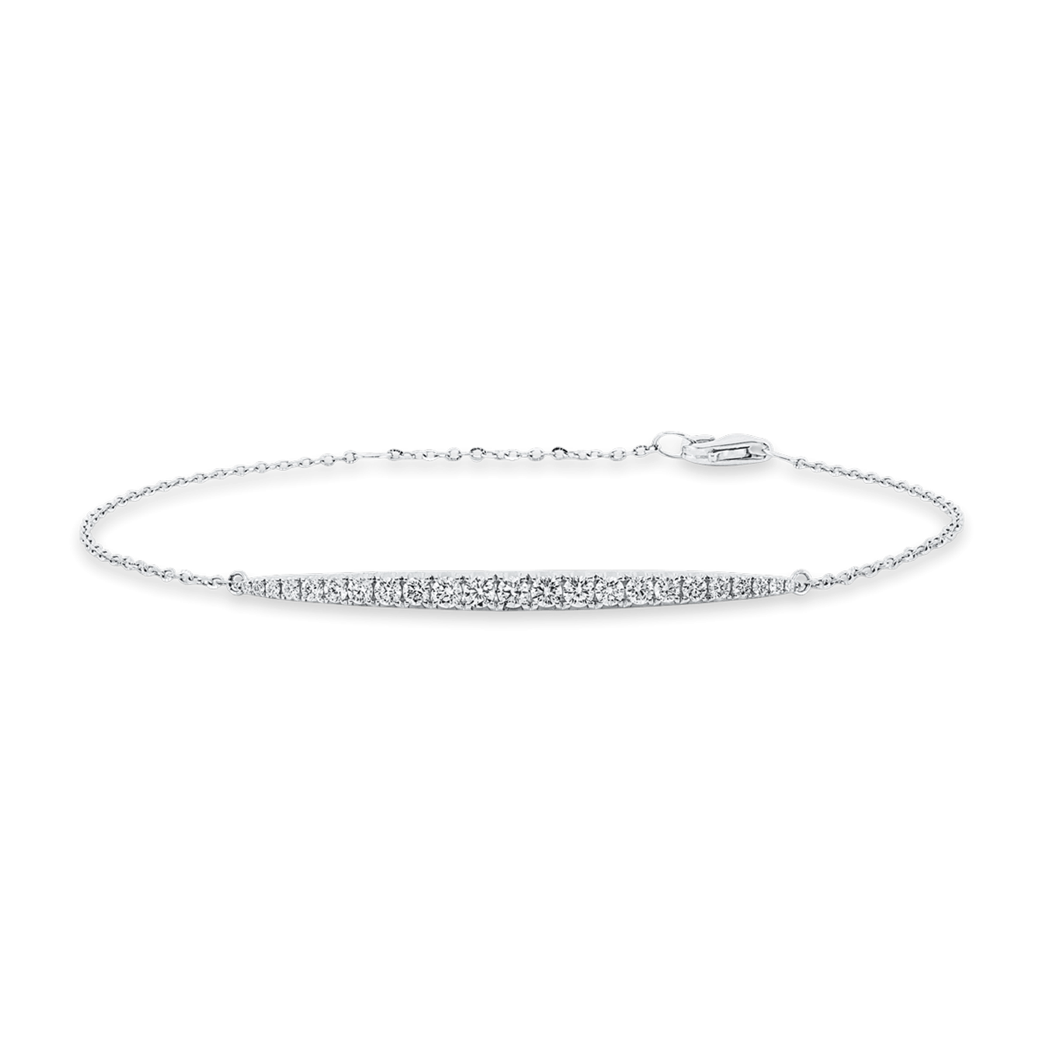 ALTHERR Diamonds Armband Weißgold 23 Brillanten 0,53 ct. Produktbild main 0