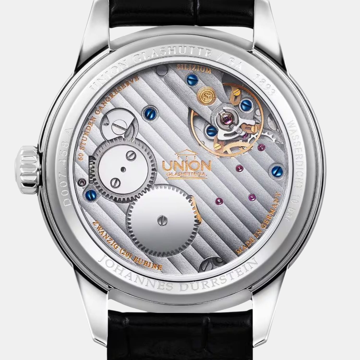 Union Glashütte 1893 Johannes Dürrstein Edition Mondphase Produktbild main 3