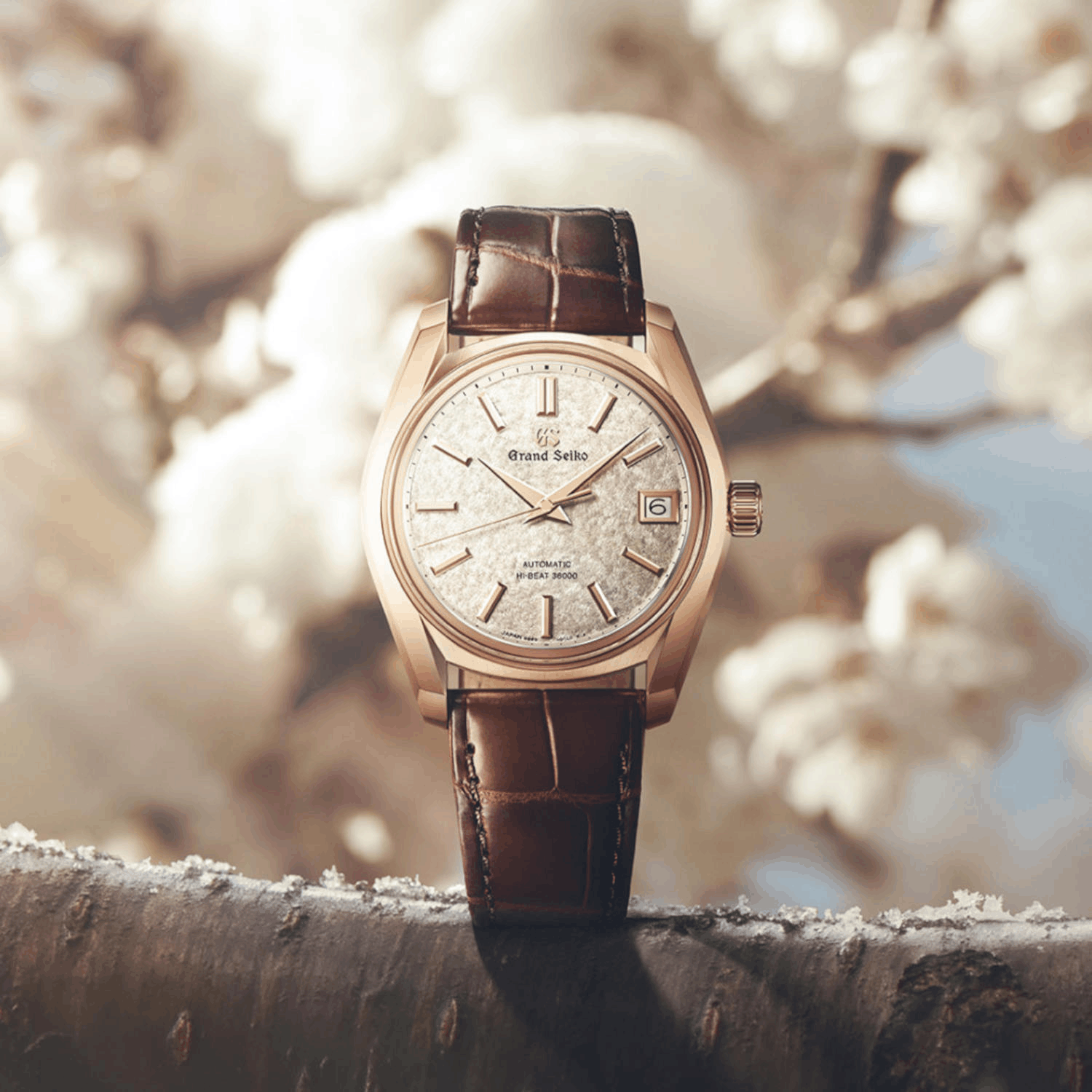 Grand Seiko Heritage Kollektion Sakura-Kakushi Mechanisches Hi-Beat 36000 Produktbild main 3