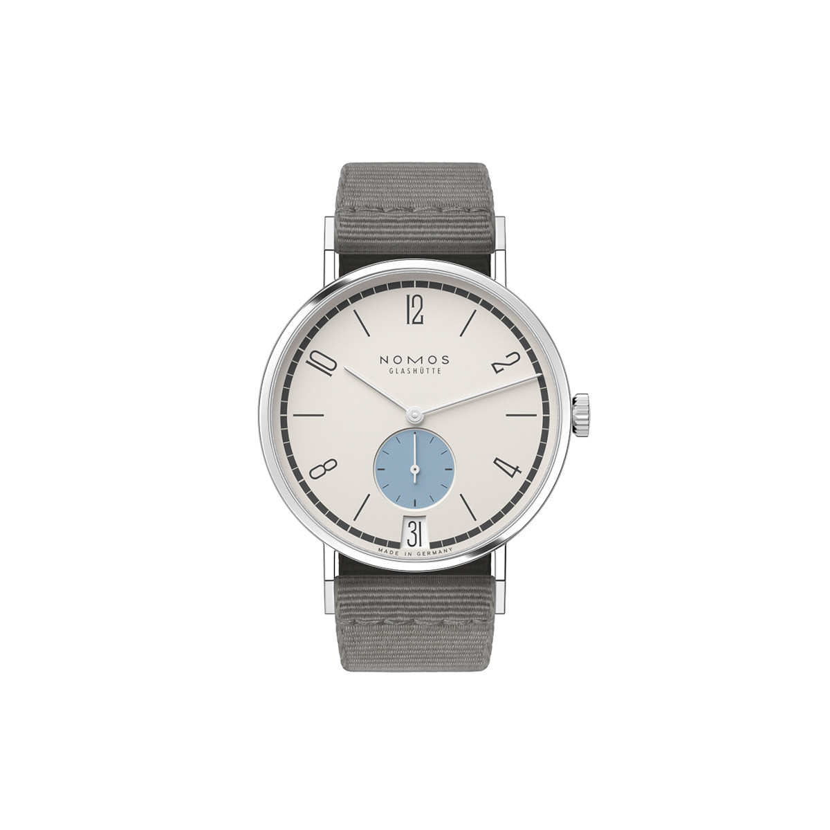 NOMOS Glashütte Tangente 38 Datum Schneesturm