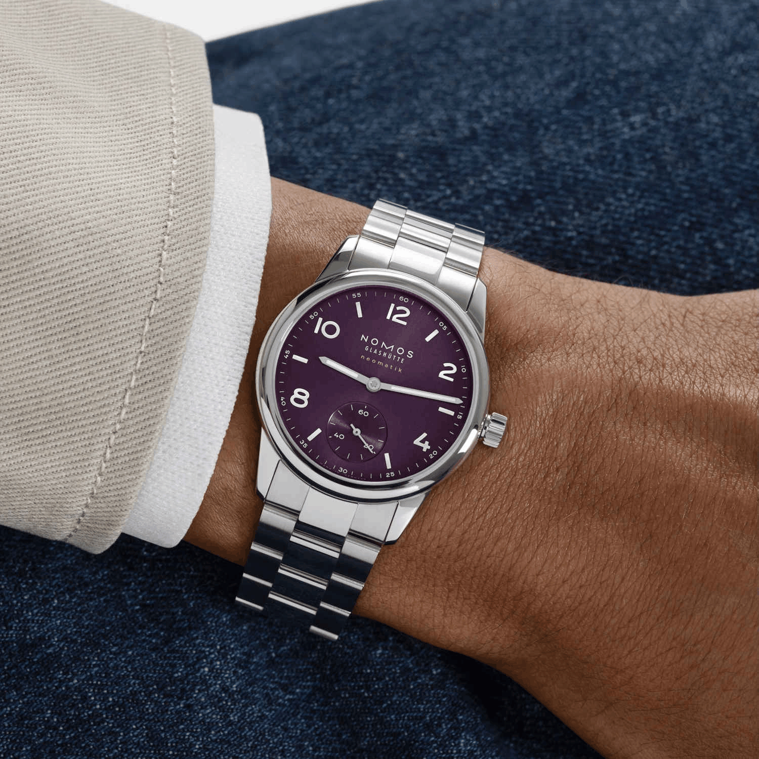 NOMOS Glashütte Club Sport Neomatik Purple Produktbild main 4