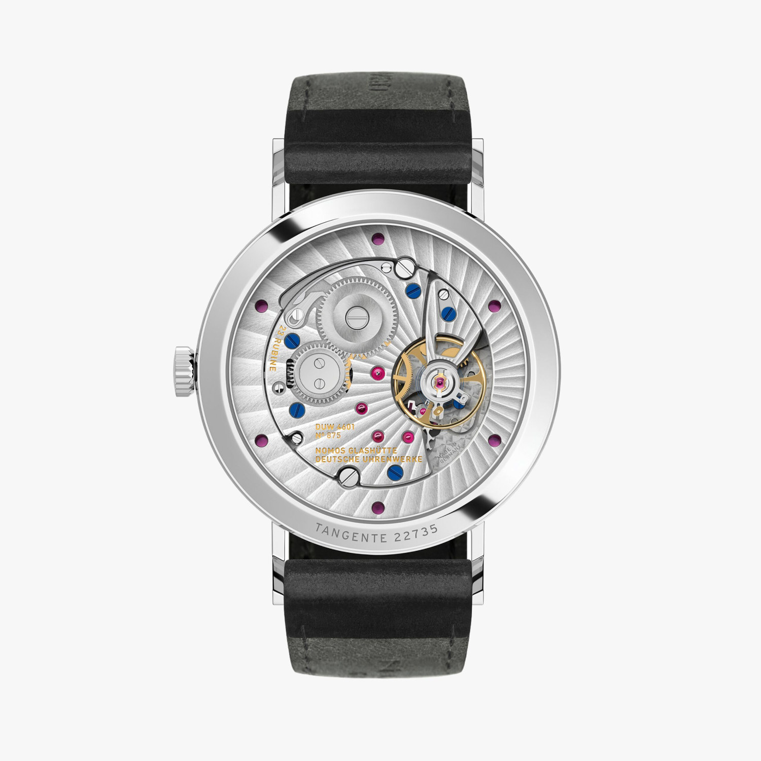 NOMOS Glashütte Tangente 2Date Blau Produktbild main 4