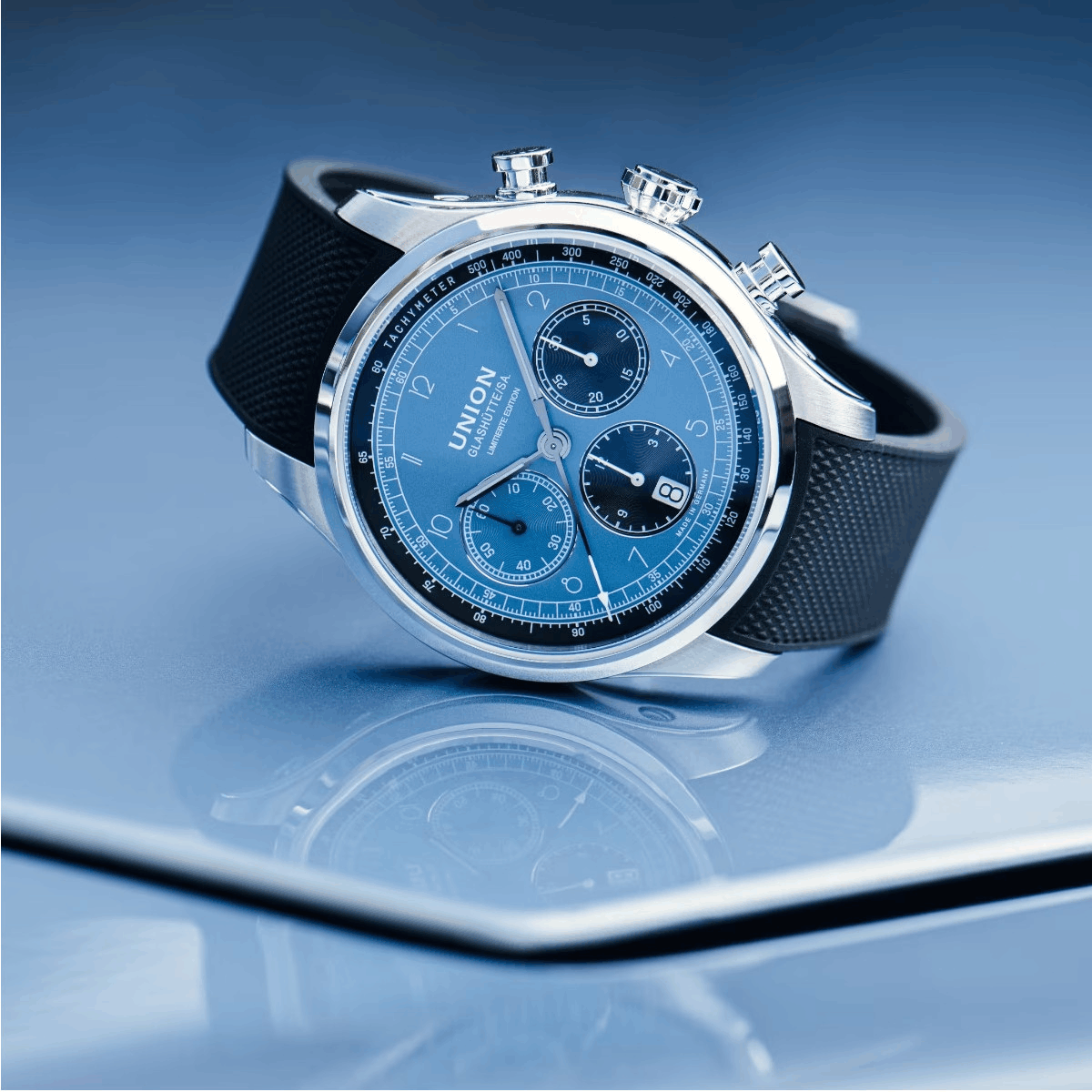 UNION Glashütte Belisar Chronograph Speedster Limitierte Edition Produktbild main 2