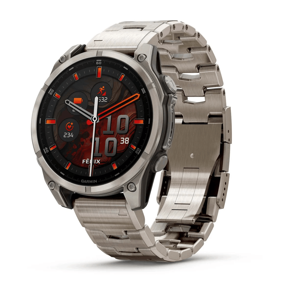 Garmin fēnix® 8 – 47 mm, AMOLED Titanium Produktbild main 1