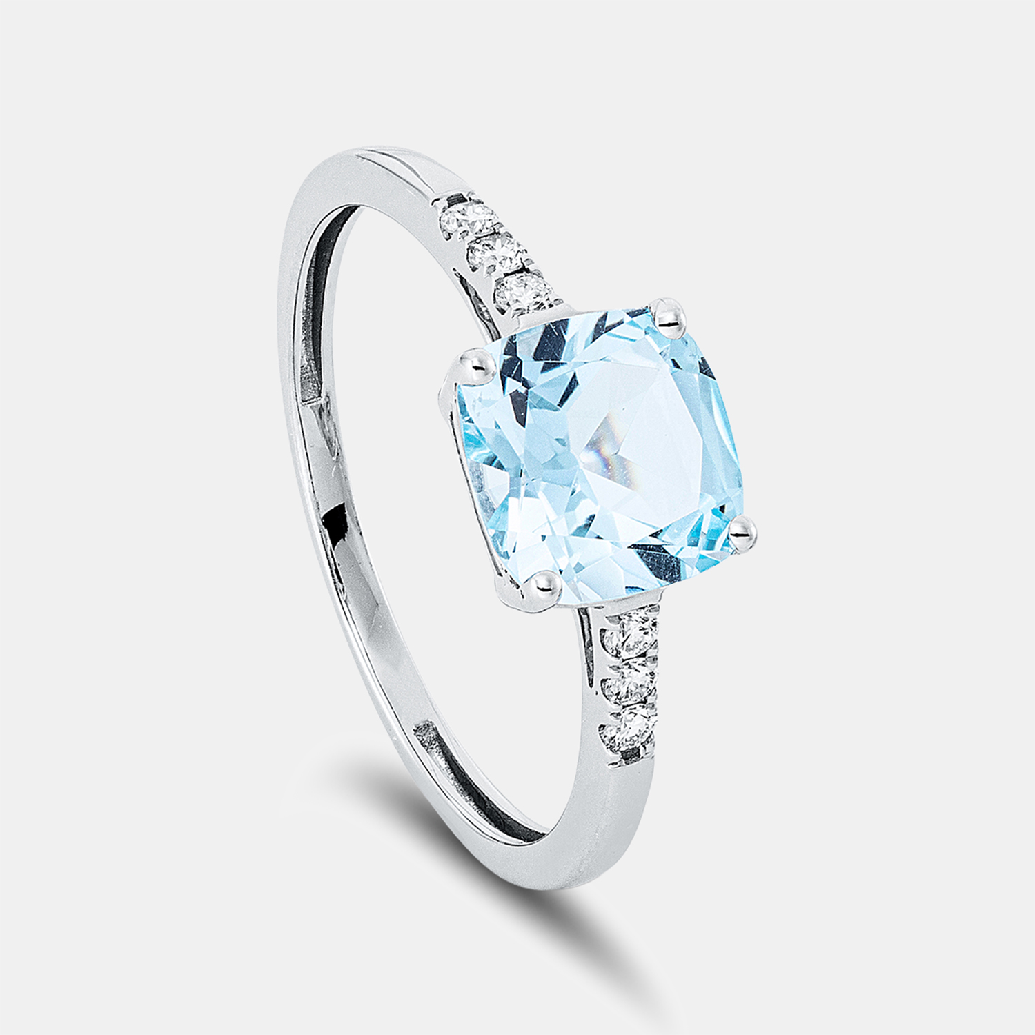 ALTHERR Diamonds Fashion Ring mit Topas Sky Blue – Ringgröße 56  Produktbild main 0
