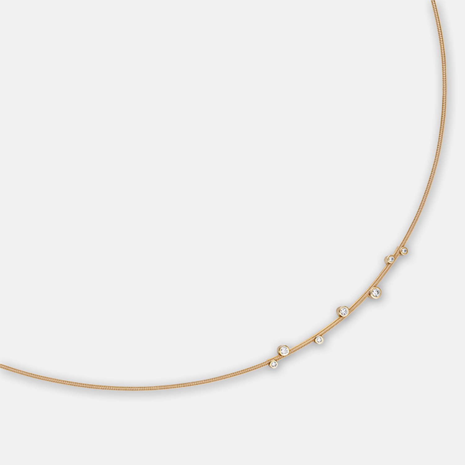 NIESSING Artist Anhänger mit 1,2 mm Schnur 430 mm Classic Yellow 0,14 ct. Produktbild main 1