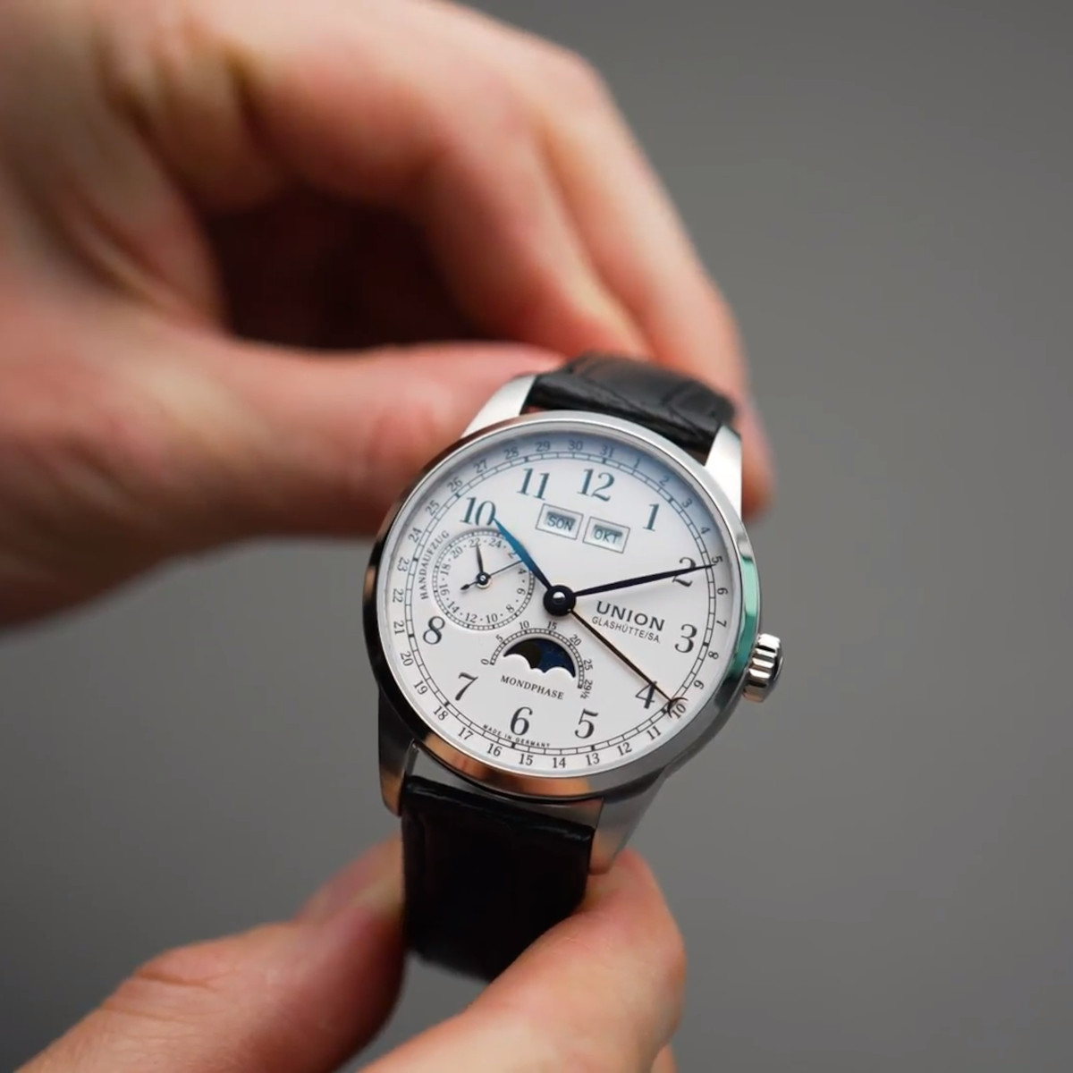 UNION Glashütte 1893 Johannes Dürrstein Edition Mondphase Produktbild main 5