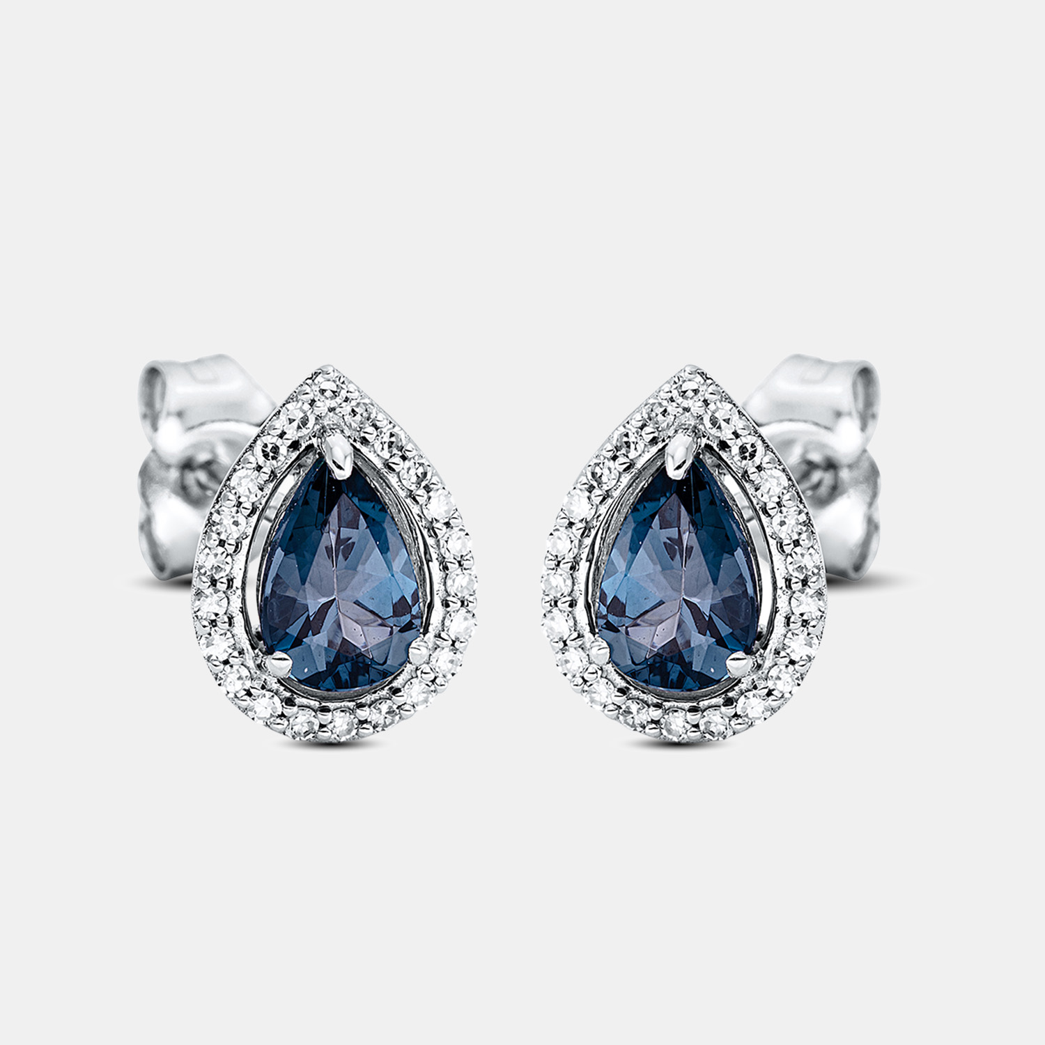 ALTHERR Diamonds Fashion Ohrstecker mit Topas London Blue Produktbild main 0