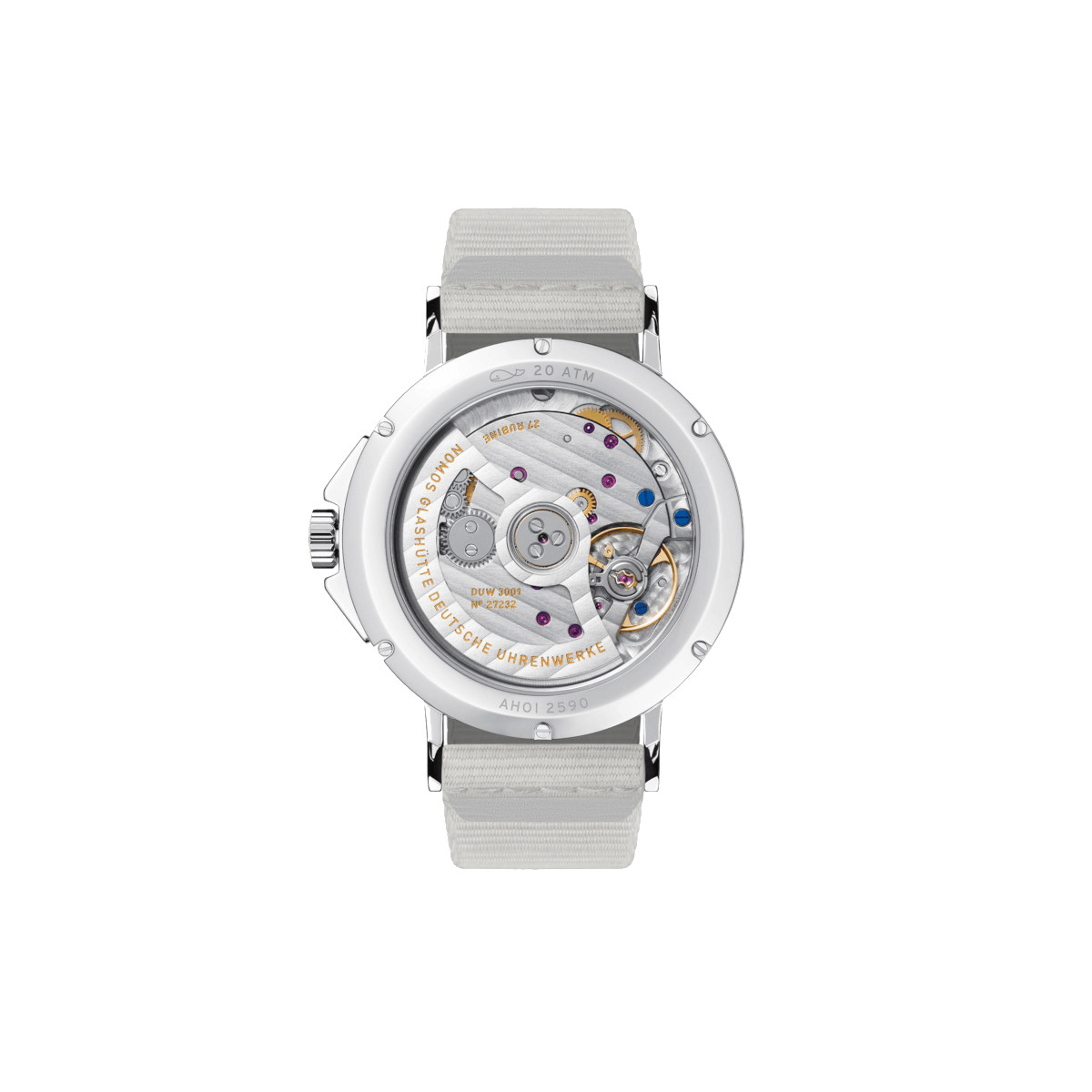 NOMOS Glashütte Ahoi Neomatik Signalweiß Produktbild main 3
