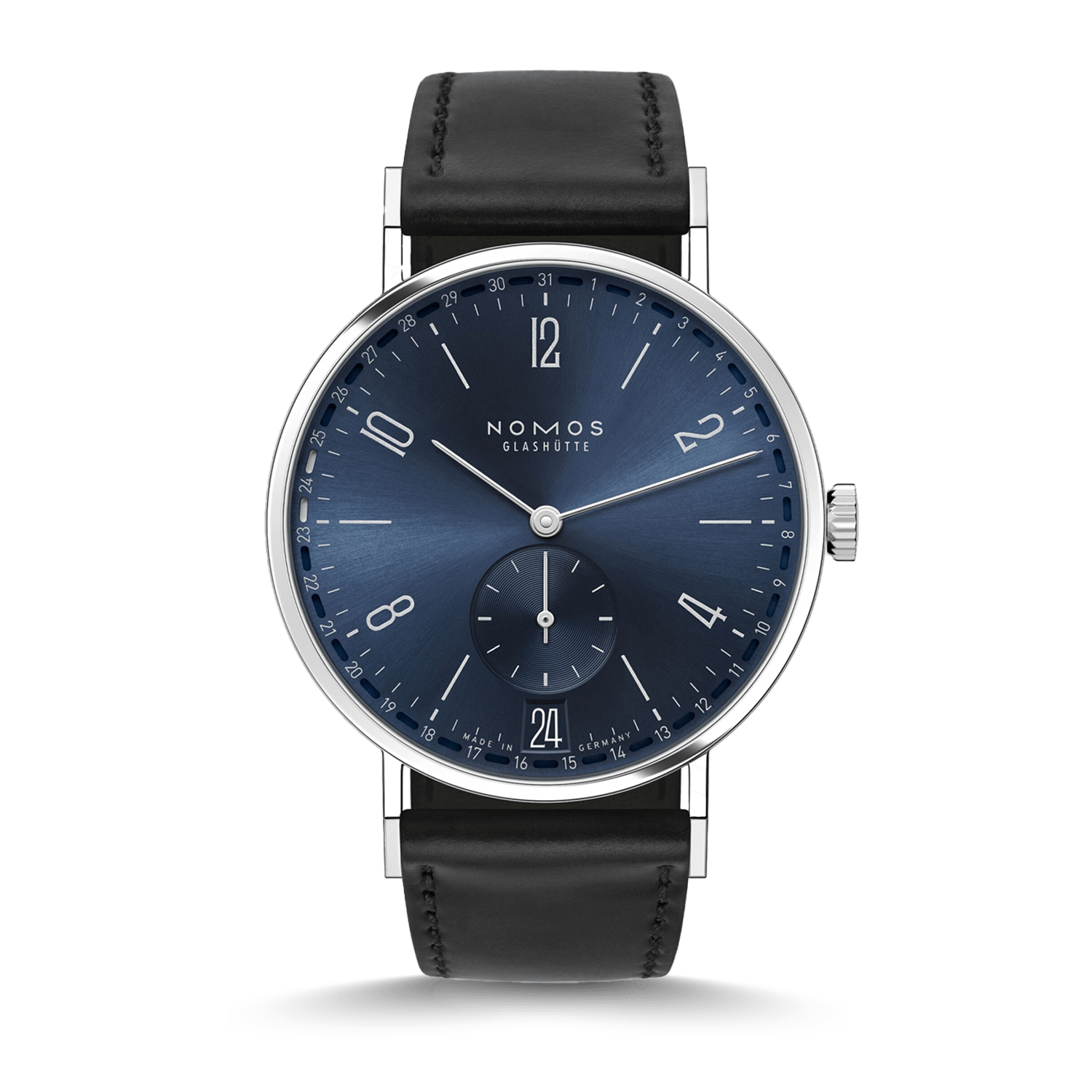NOMOS Glashütte Tangente 2Date Blau Produktbild main 3