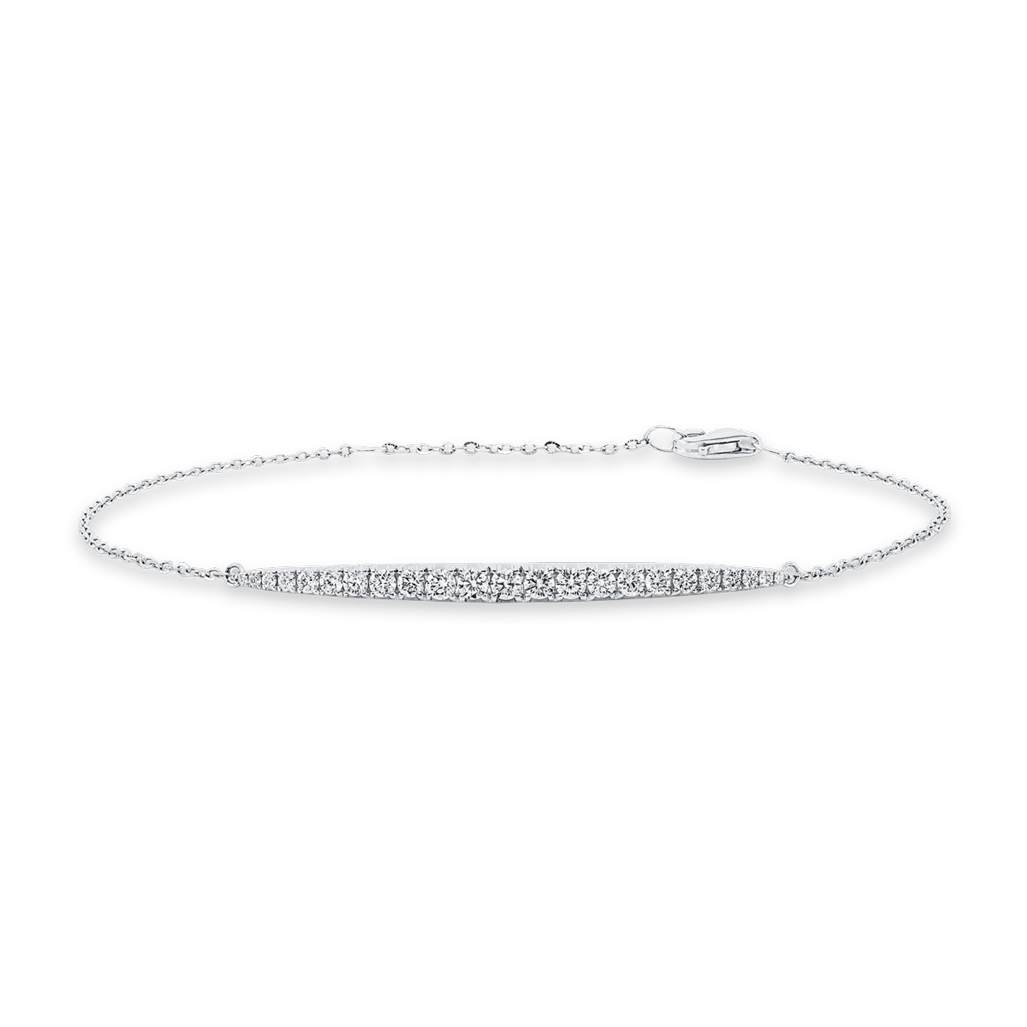 ALTHERR Diamonds Armband Weißgold 23 Brillanten 0,53 ct. Produktbild main 0