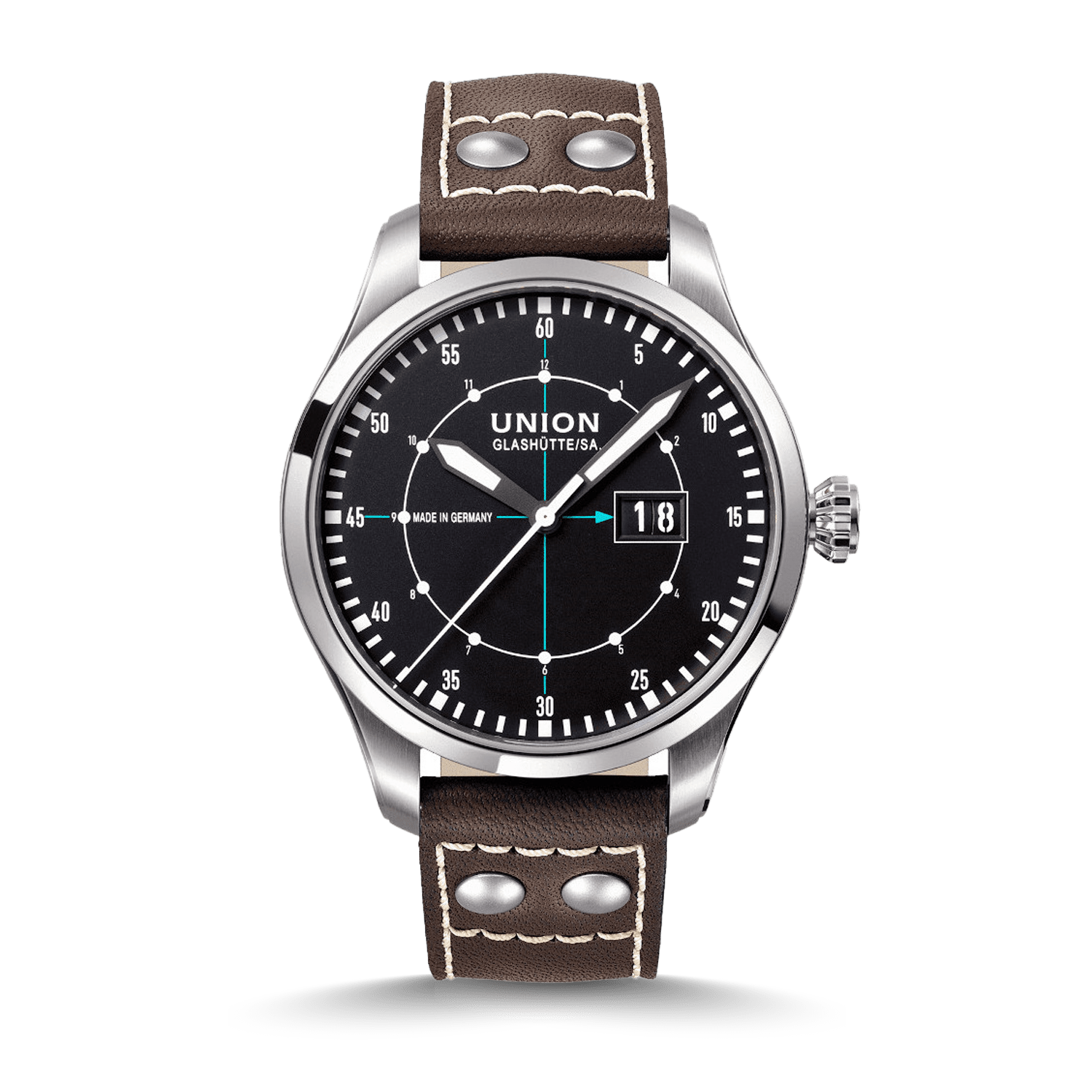 UNION Glashütte Belisar Pilot Grossdatum Produktbild main 0