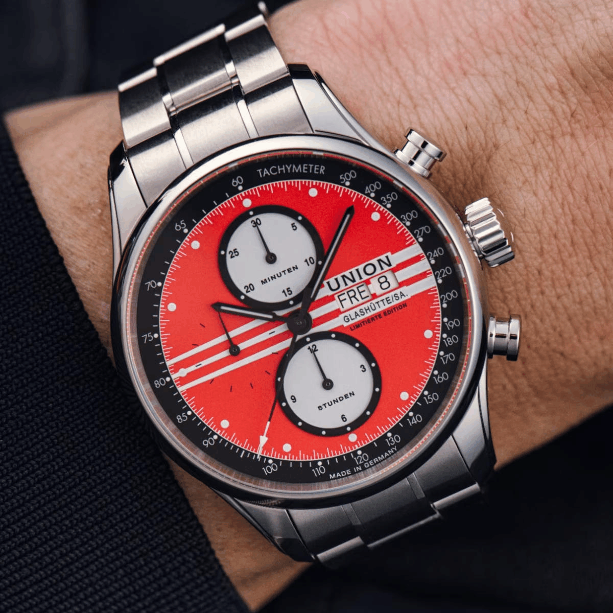 UNION Glashütte Viro Chronograph Limiterte Edition Silvretta Classic 2023 Produktbild main 1