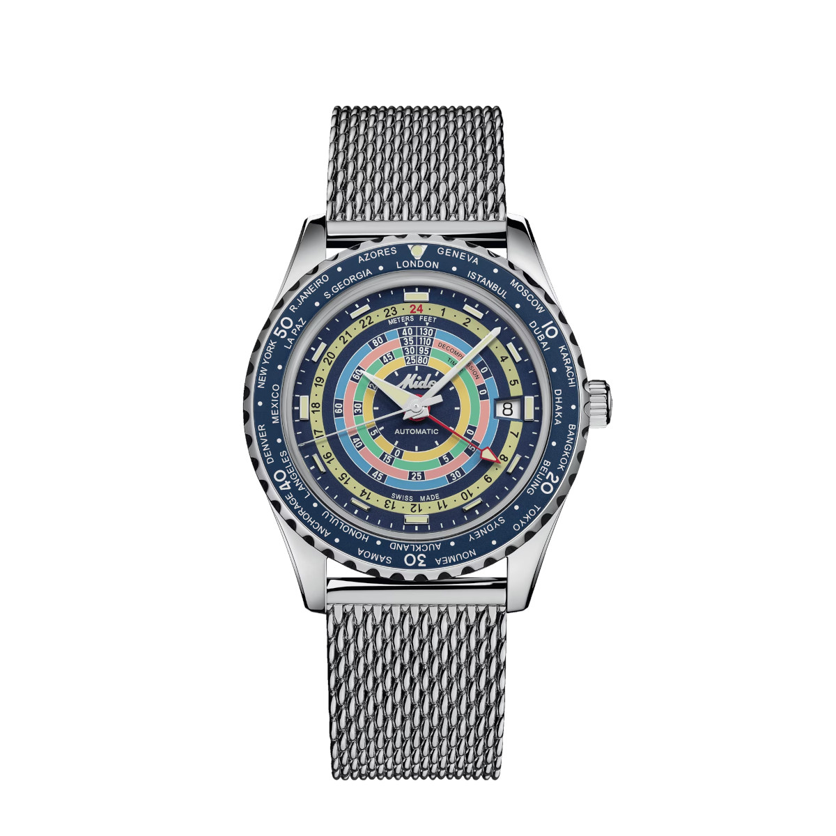 Mido Ocean Star Decompression Worldtimer Special Edition Produktbild main 4