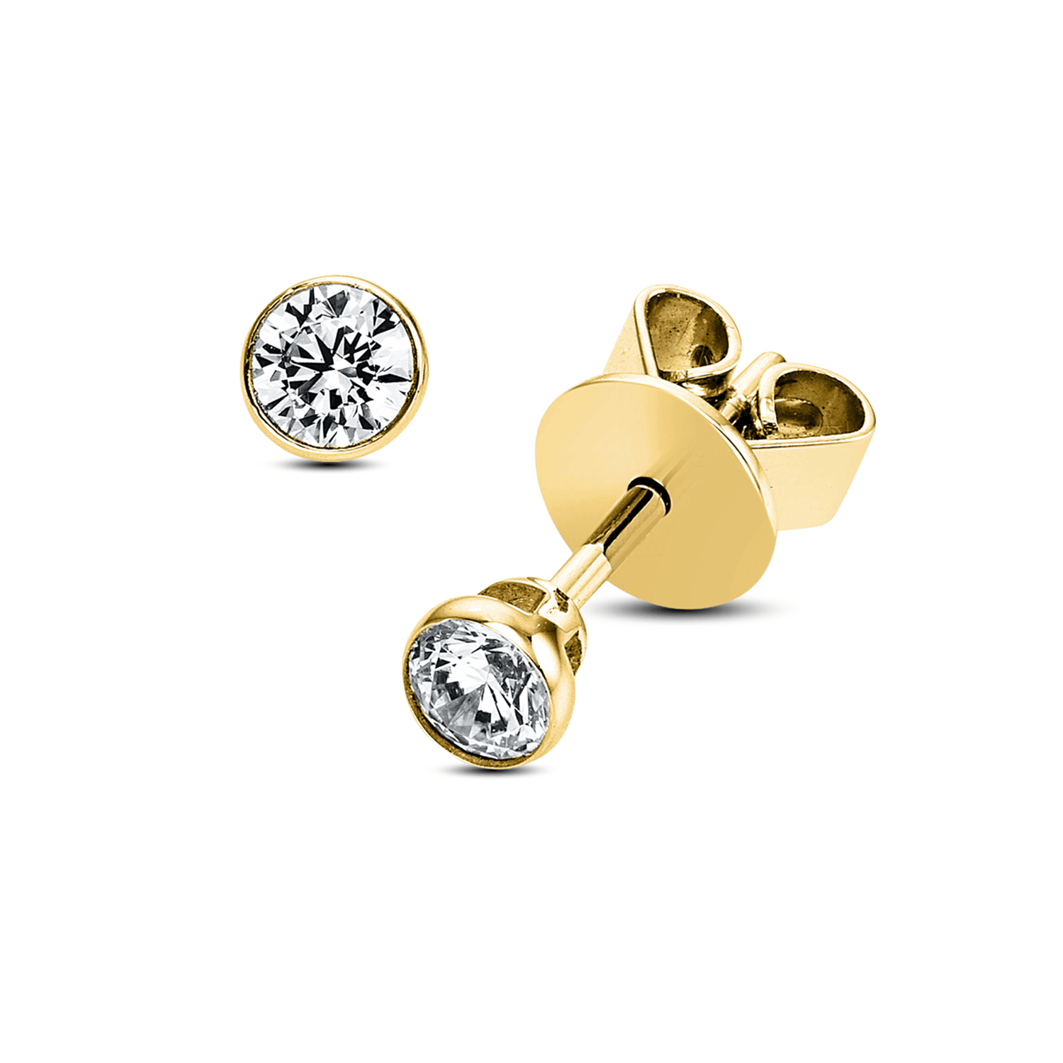 ALTHERR Diamonds Ohrstecker Gelbgold 0,3 ct. Produktbild main 0